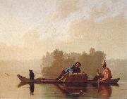 George Caleb Bingham, Fur Traders Descending the Missouri